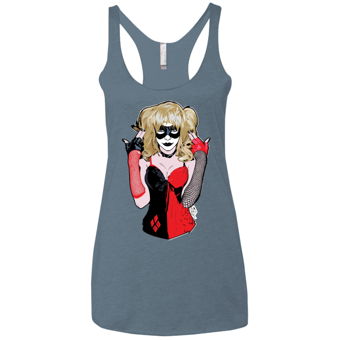 T-Shirts Indigo / X-Small Harley Women's Triblend Racerback Tank