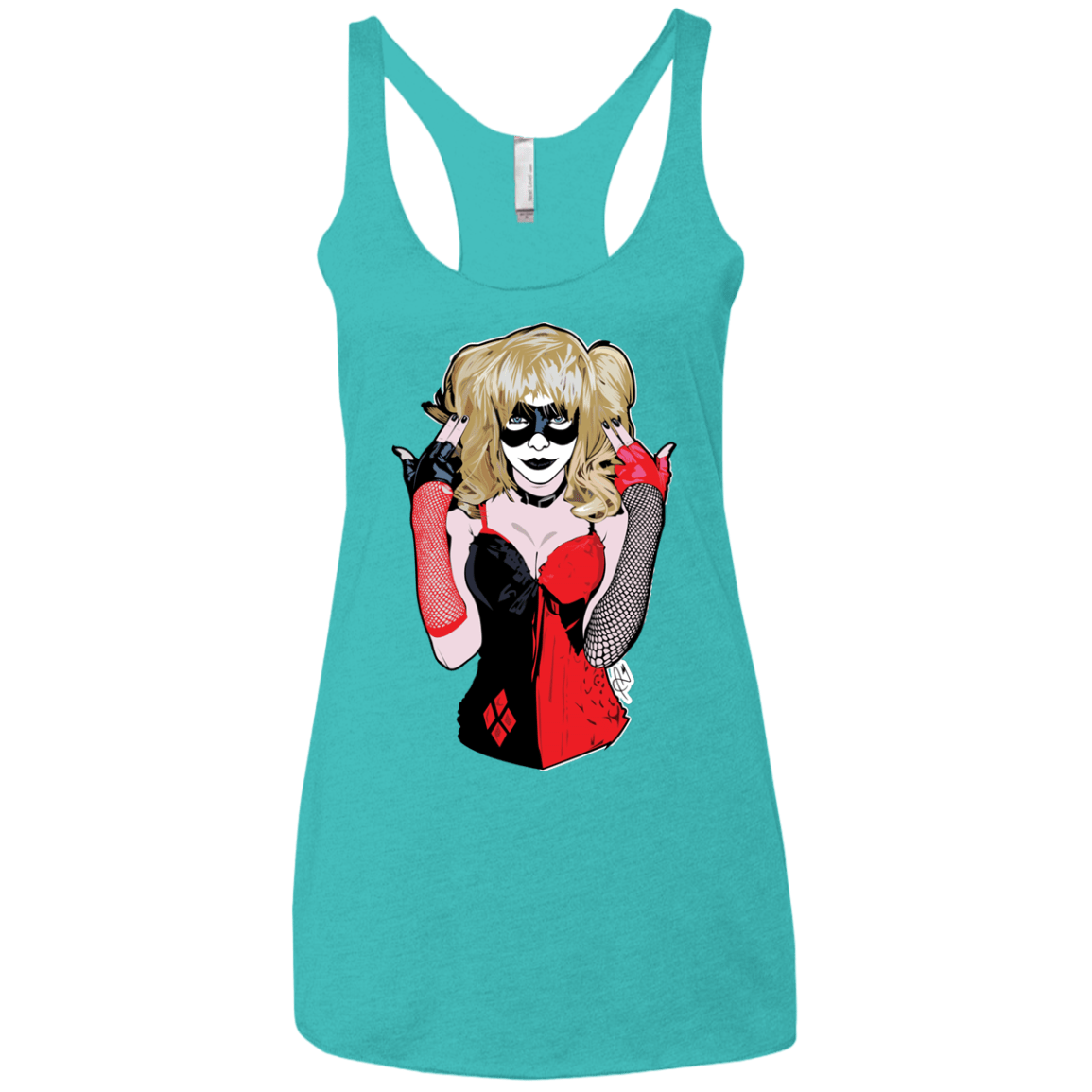 T-Shirts Tahiti Blue / X-Small Harley Women's Triblend Racerback Tank