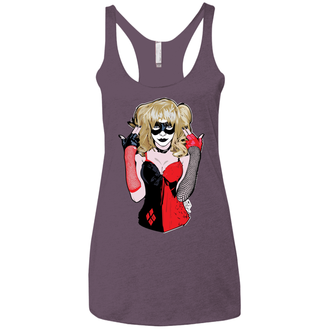 T-Shirts Vintage Purple / X-Small Harley Women's Triblend Racerback Tank