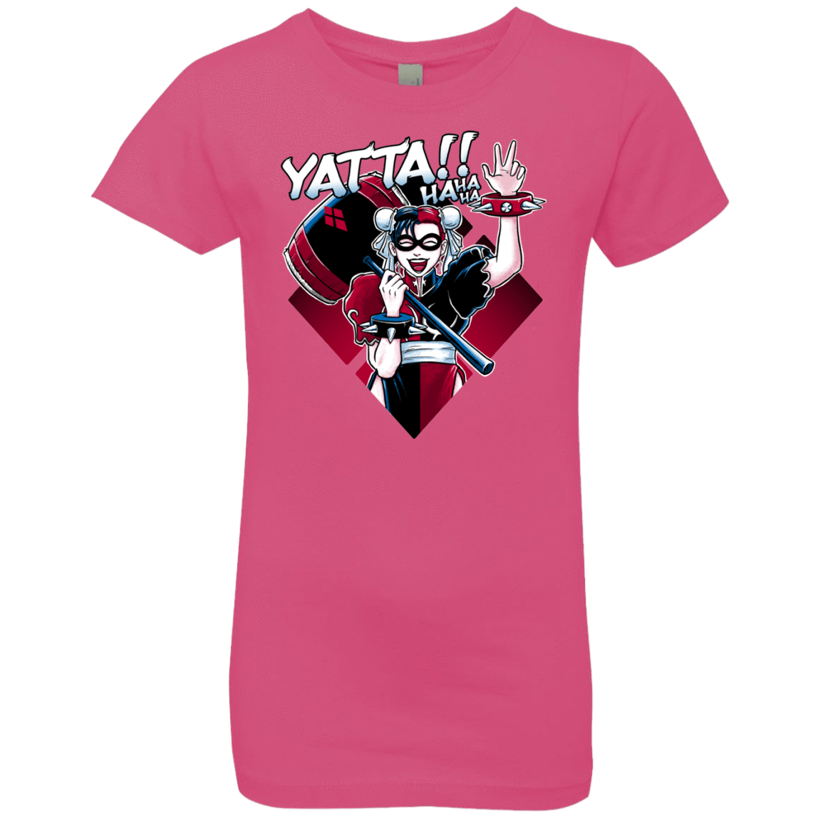 T-Shirts Hot Pink / YXS Harley Yatta Girls Premium T-Shirt