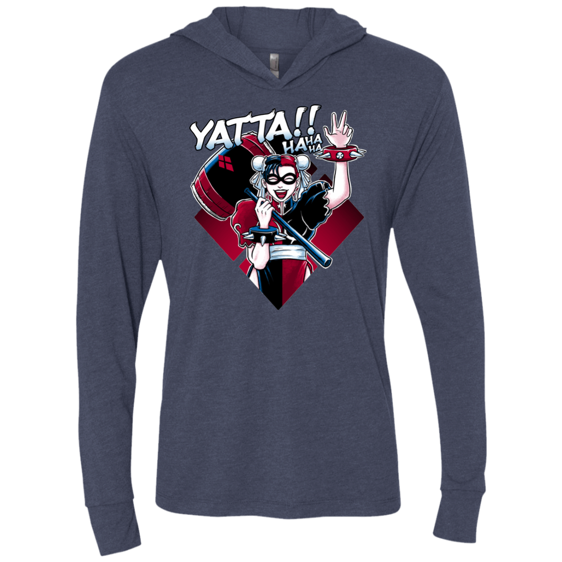 T-Shirts Vintage Navy / X-Small Harley Yatta Triblend Long Sleeve Hoodie Tee