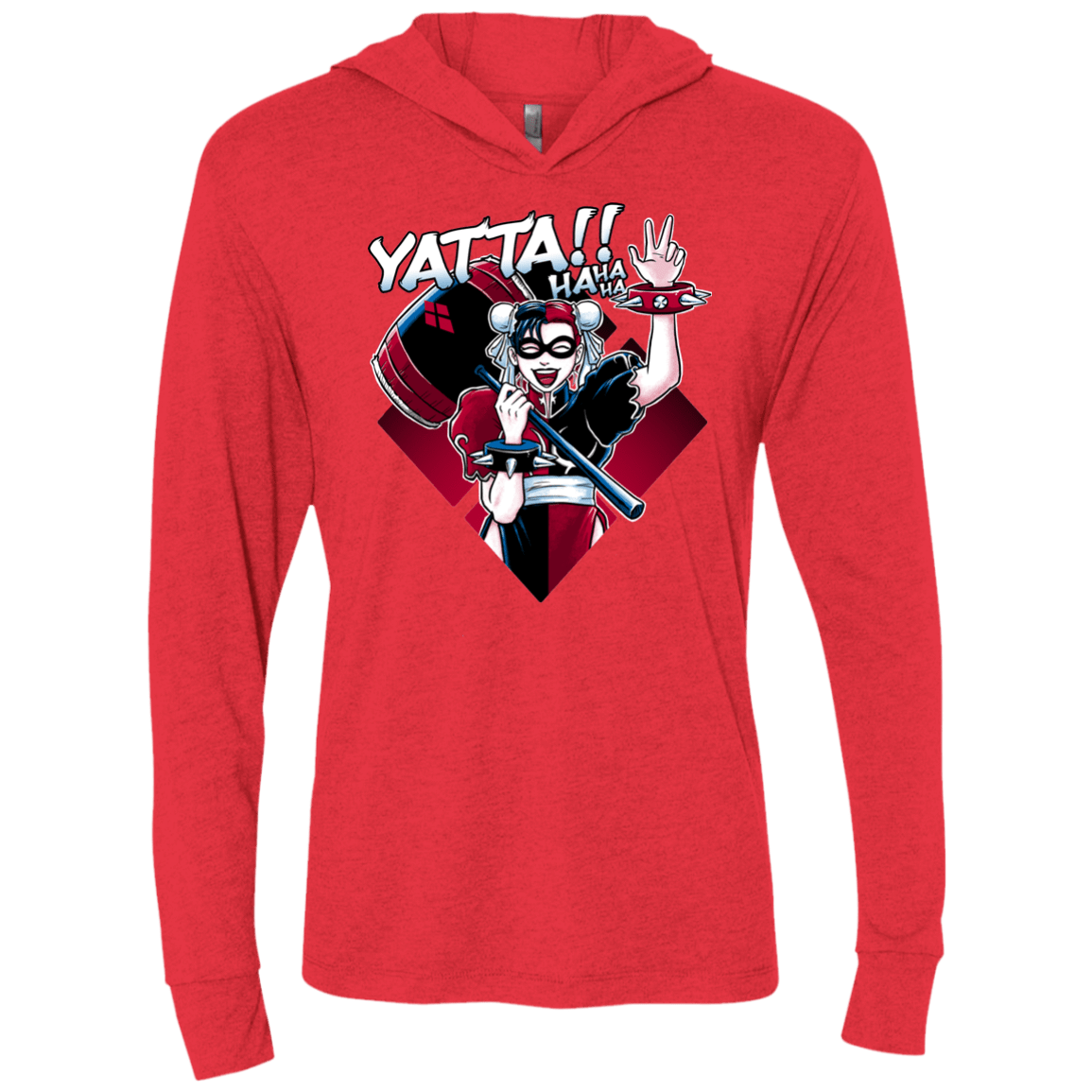 T-Shirts Vintage Red / X-Small Harley Yatta Triblend Long Sleeve Hoodie Tee