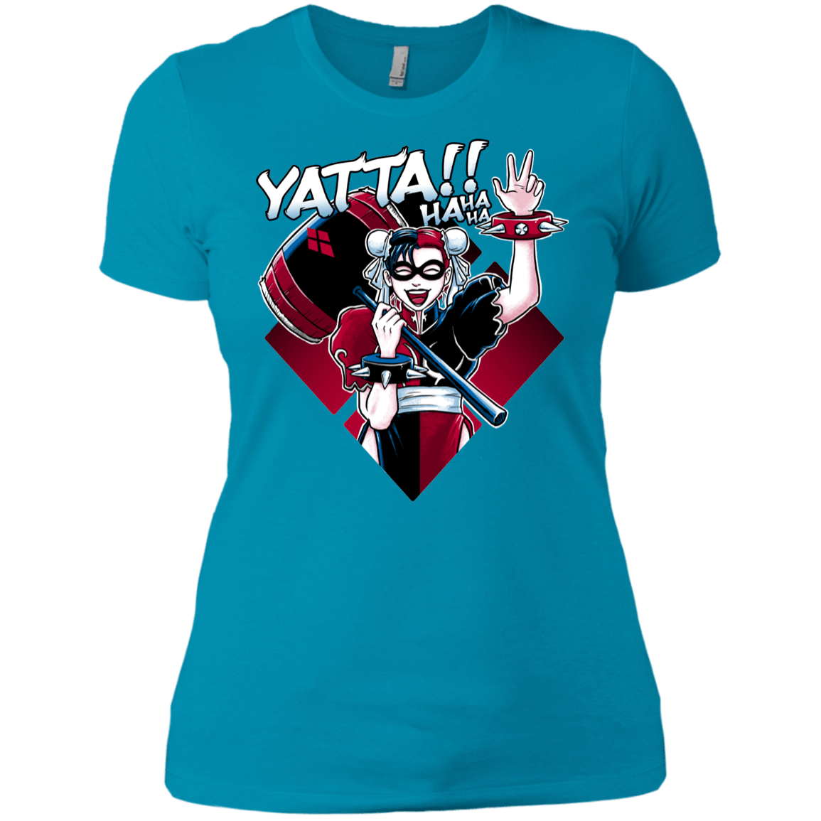 T-Shirts Turquoise / X-Small Harley Yatta Women's Premium T-Shirt