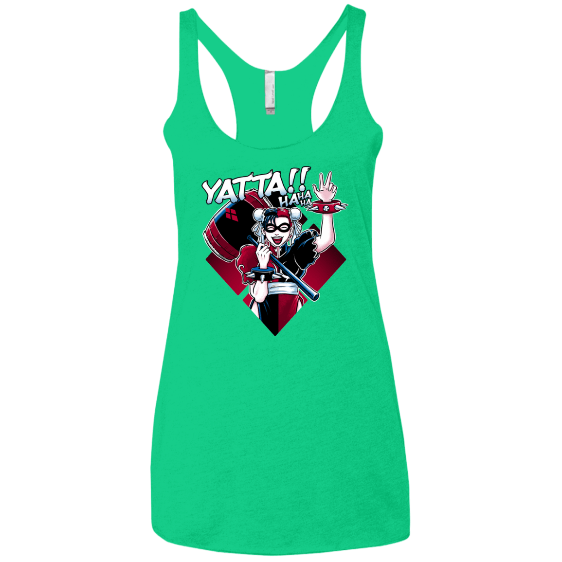 T-Shirts Envy / X-Small Harley Yatta Women's Triblend Racerback Tank