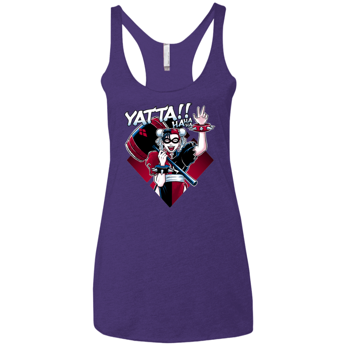 T-Shirts Purple Rush / X-Small Harley Yatta Women's Triblend Racerback Tank