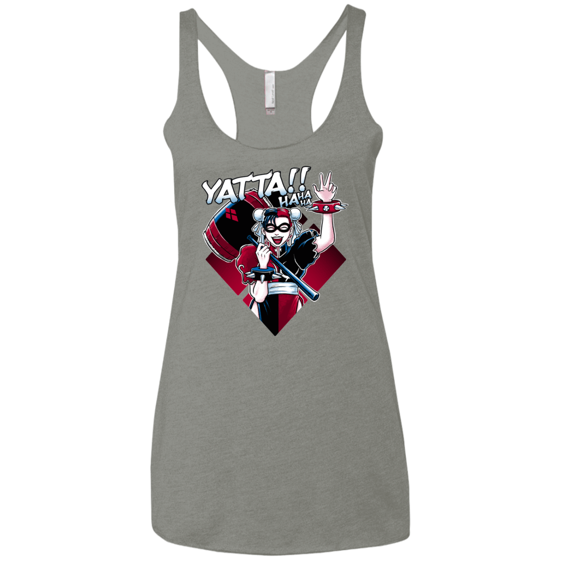 T-Shirts Venetian Grey / X-Small Harley Yatta Women's Triblend Racerback Tank