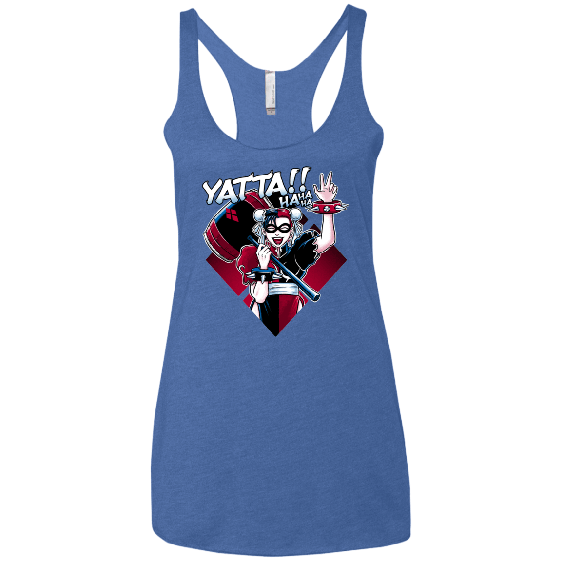 T-Shirts Vintage Royal / X-Small Harley Yatta Women's Triblend Racerback Tank