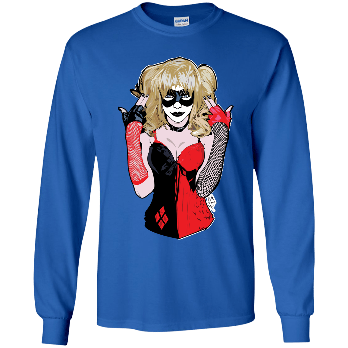 T-Shirts Royal / YS Harley Youth Long Sleeve T-Shirt