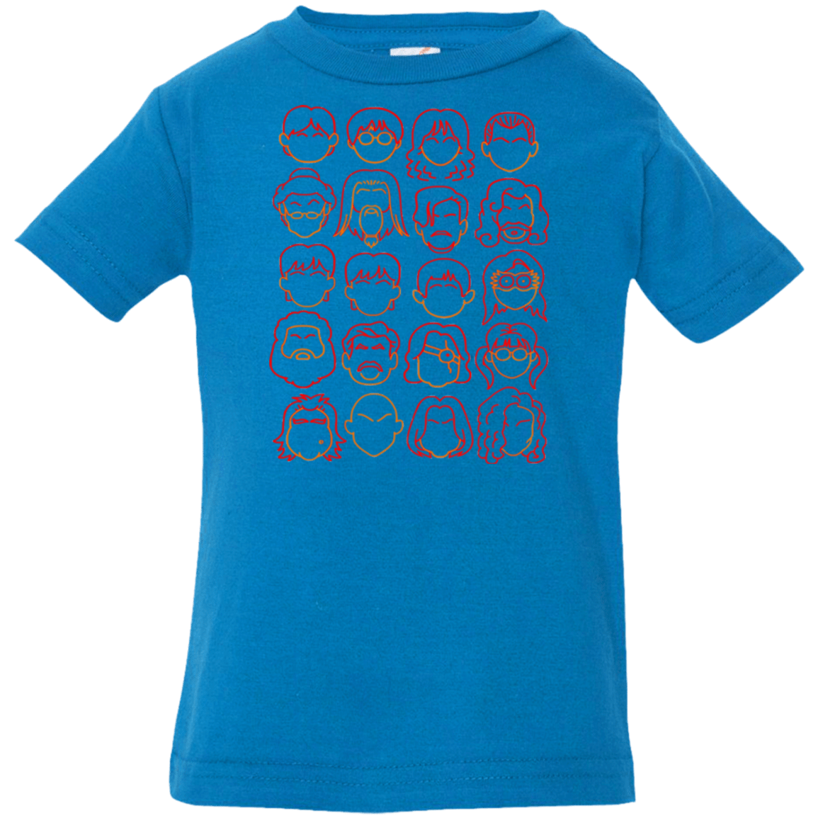 T-Shirts Cobalt / 6 Months Harry Potter line heads Infant PremiumT-Shirt