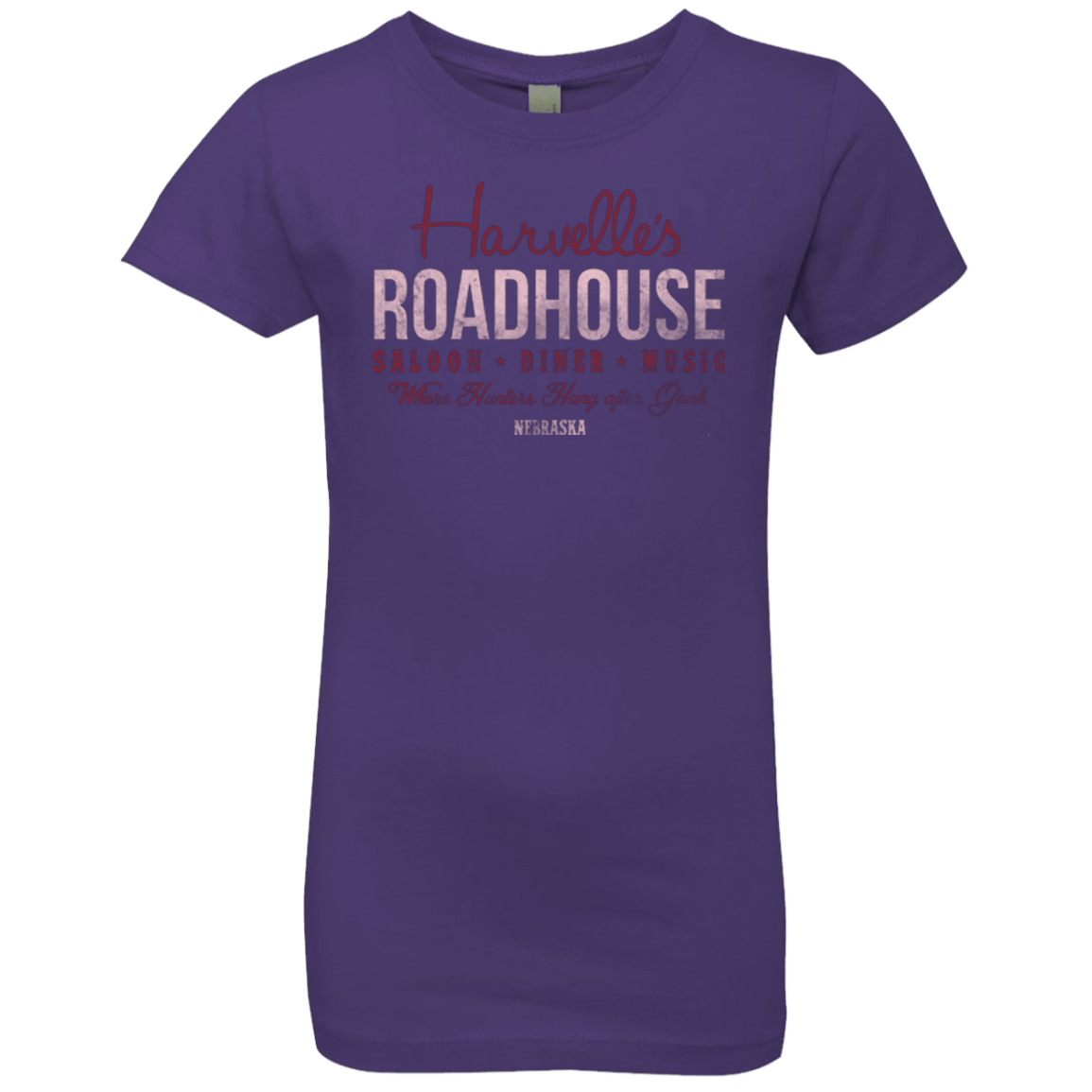 T-Shirts Purple Rush / YXS Harvelle's Roadhouse Girls Premium T-Shirt