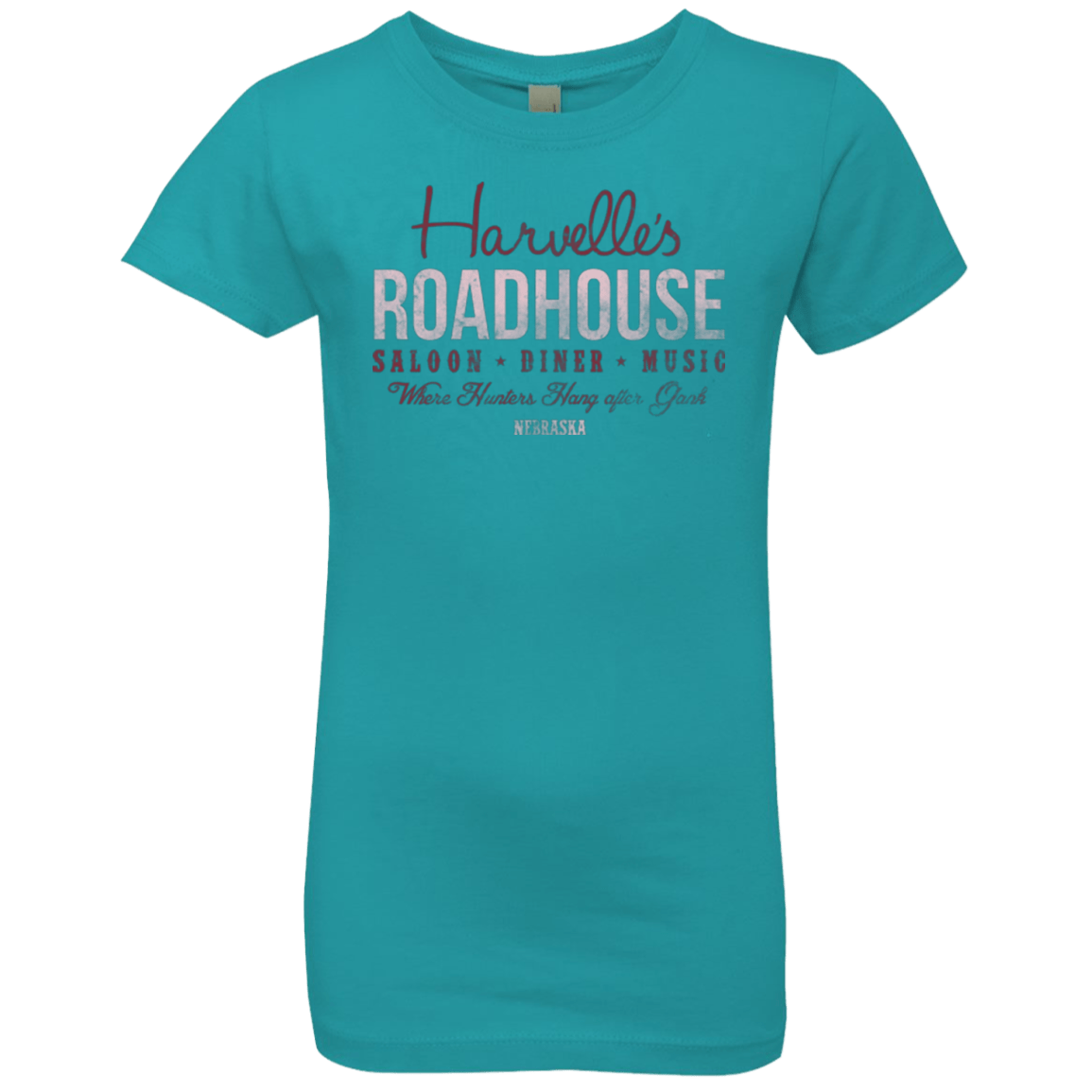 T-Shirts Tahiti Blue / YXS Harvelle's Roadhouse Girls Premium T-Shirt