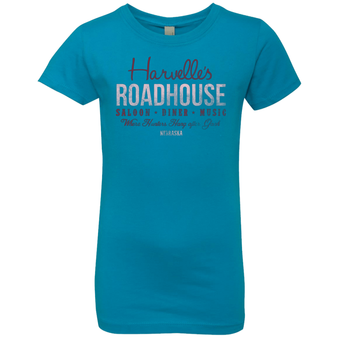 T-Shirts Turquoise / YXS Harvelle's Roadhouse Girls Premium T-Shirt