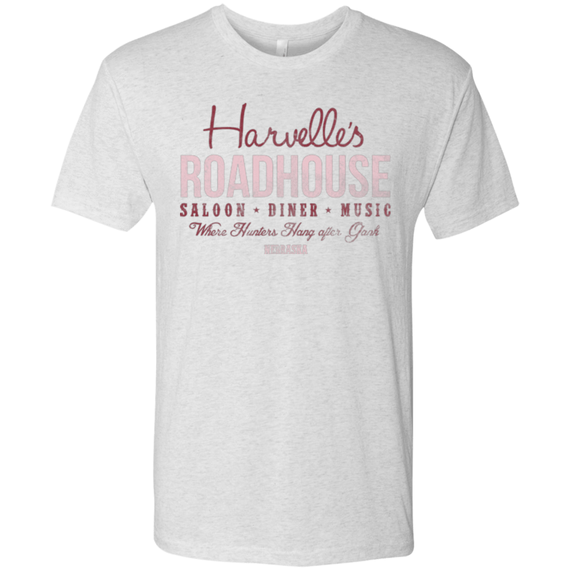 T-Shirts Heather White / Small Harvelle's Roadhouse Men's Triblend T-Shirt