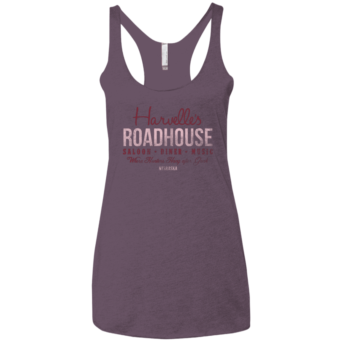 T-Shirts Vintage Purple / X-Small Harvelle's Roadhouse Women's Triblend Racerback Tank