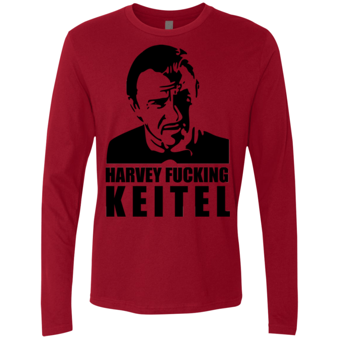 T-Shirts Cardinal / Small Harvey fucking Keitel Men's Premium Long Sleeve