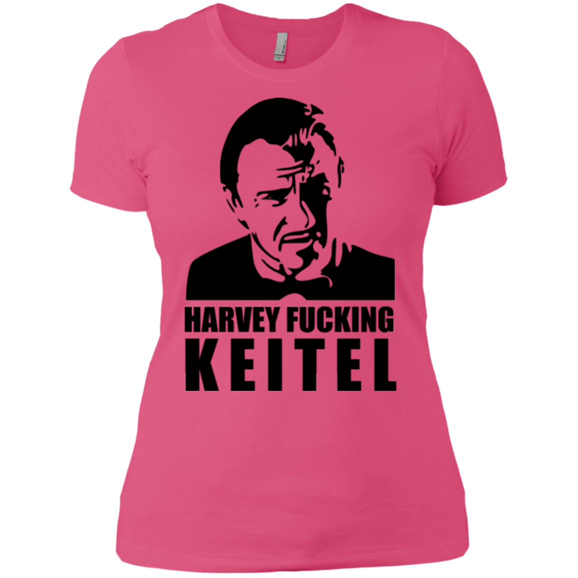 T-Shirts Hot Pink / X-Small Harvey fucking Keitel Women's Premium T-Shirt