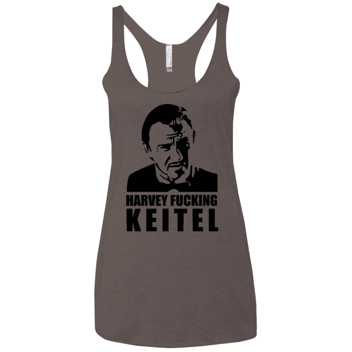 T-Shirts Macchiato / X-Small Harvey fucking Keitel Women's Triblend Racerback Tank