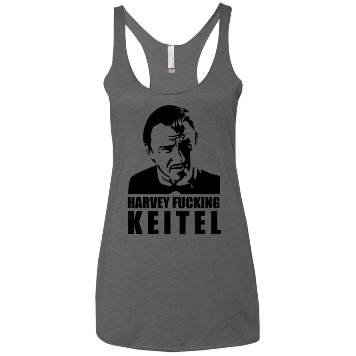 T-Shirts Premium Heather / X-Small Harvey fucking Keitel Women's Triblend Racerback Tank