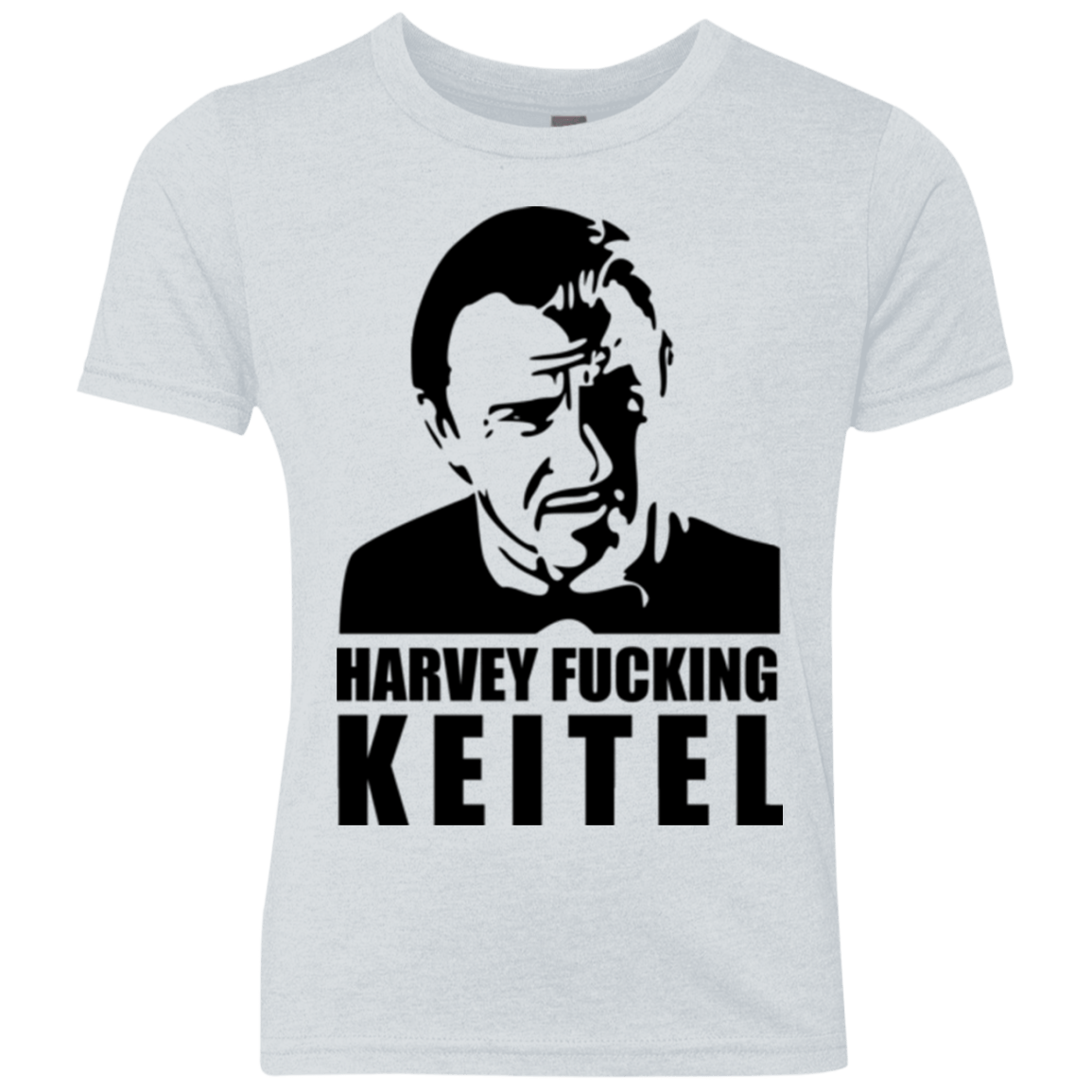 T-Shirts Heather White / YXS Harvey fucking Keitel Youth Triblend T-Shirt