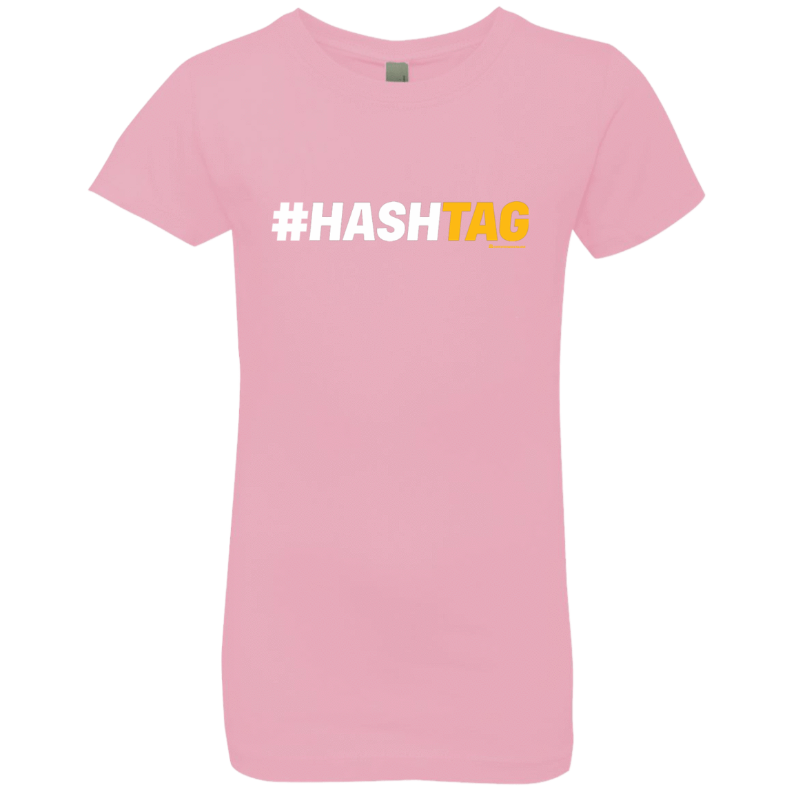 T-Shirts Light Pink / YXS Hashtag Girls Premium T-Shirt