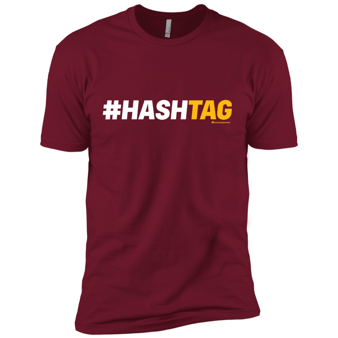 T-Shirts Cardinal / X-Small Hashtag Men's Premium T-Shirt