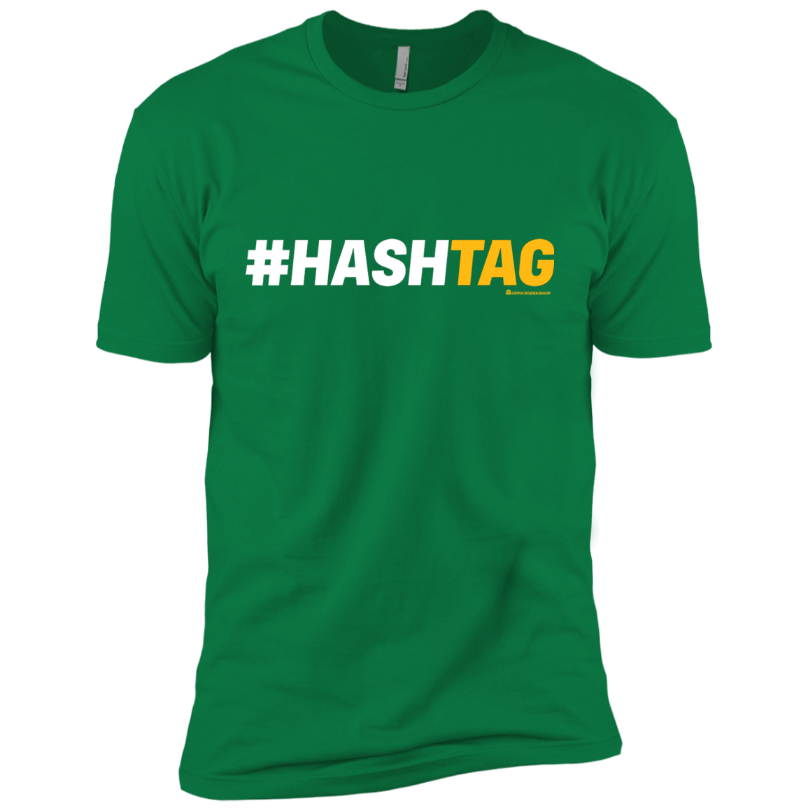 T-Shirts Kelly Green / X-Small Hashtag Men's Premium T-Shirt