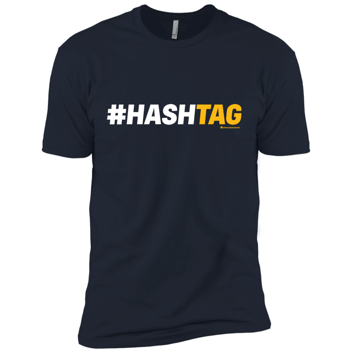 T-Shirts Midnight Navy / X-Small Hashtag Men's Premium T-Shirt