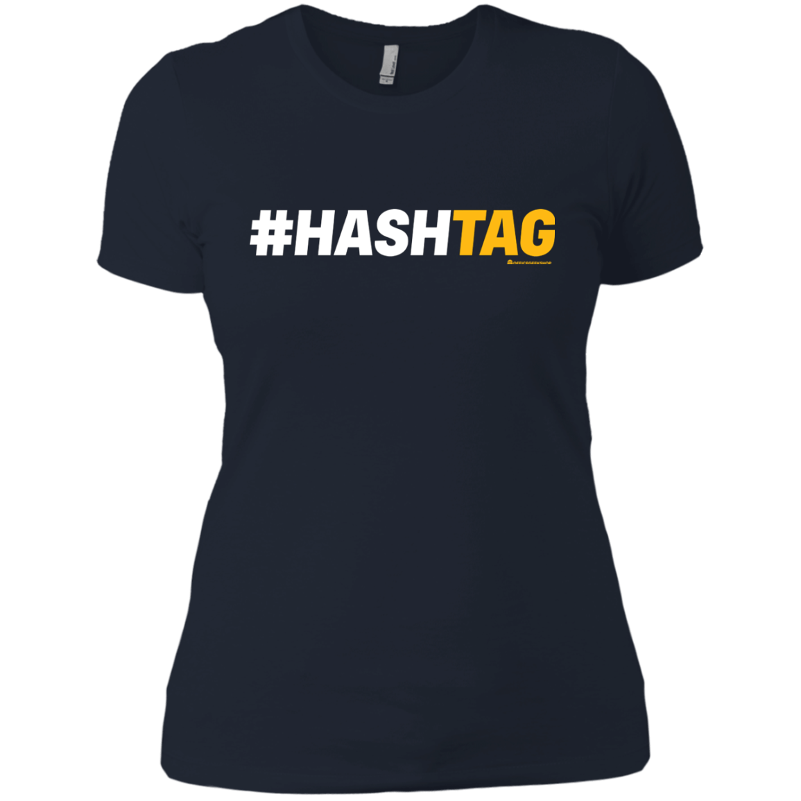 T-Shirts Midnight Navy / X-Small Hashtag Women's Premium T-Shirt