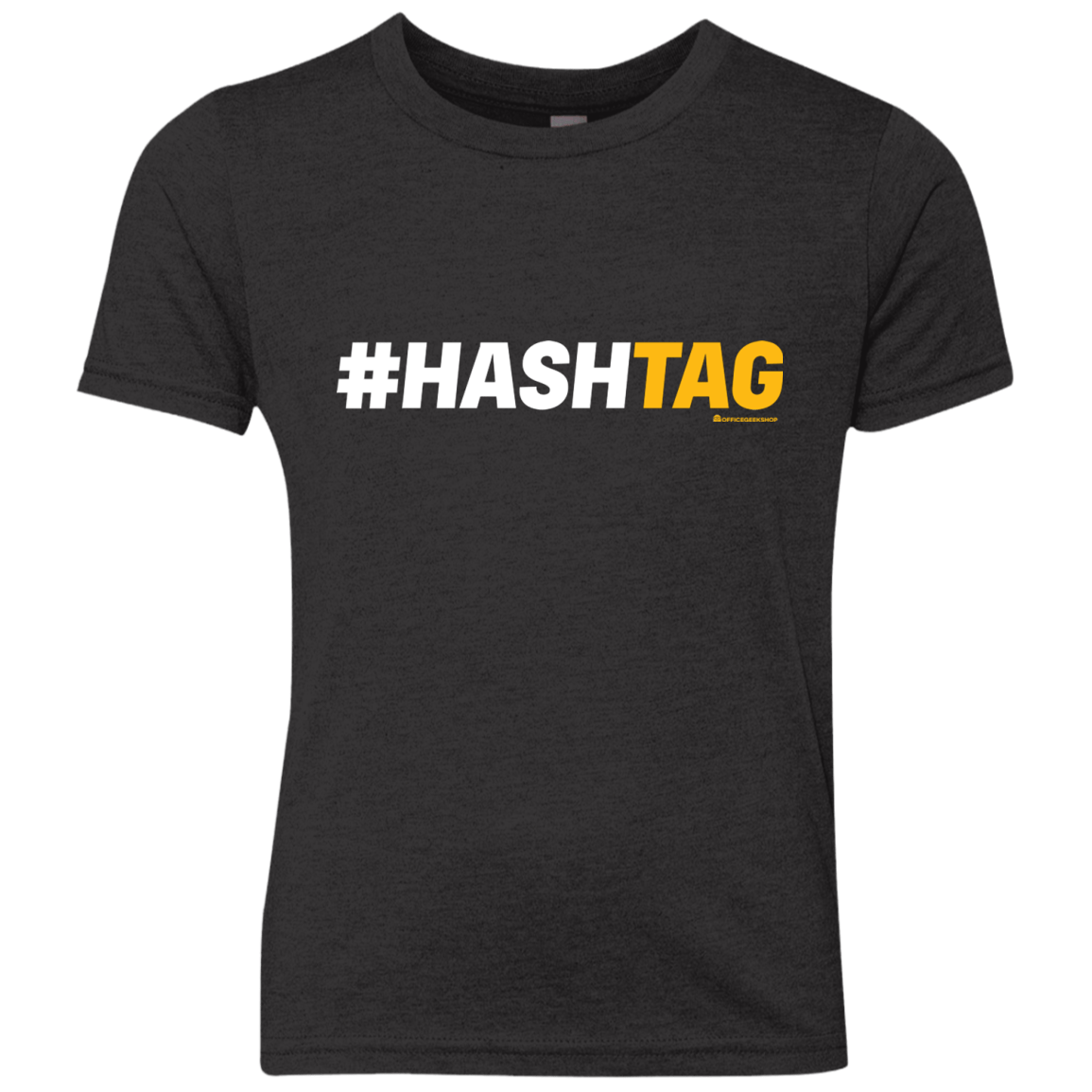 T-Shirts Vintage Black / YXS Hashtag Youth Triblend T-Shirt