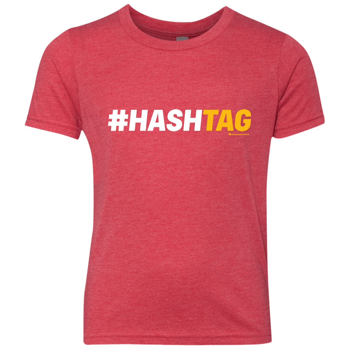 T-Shirts Vintage Red / YXS Hashtag Youth Triblend T-Shirt