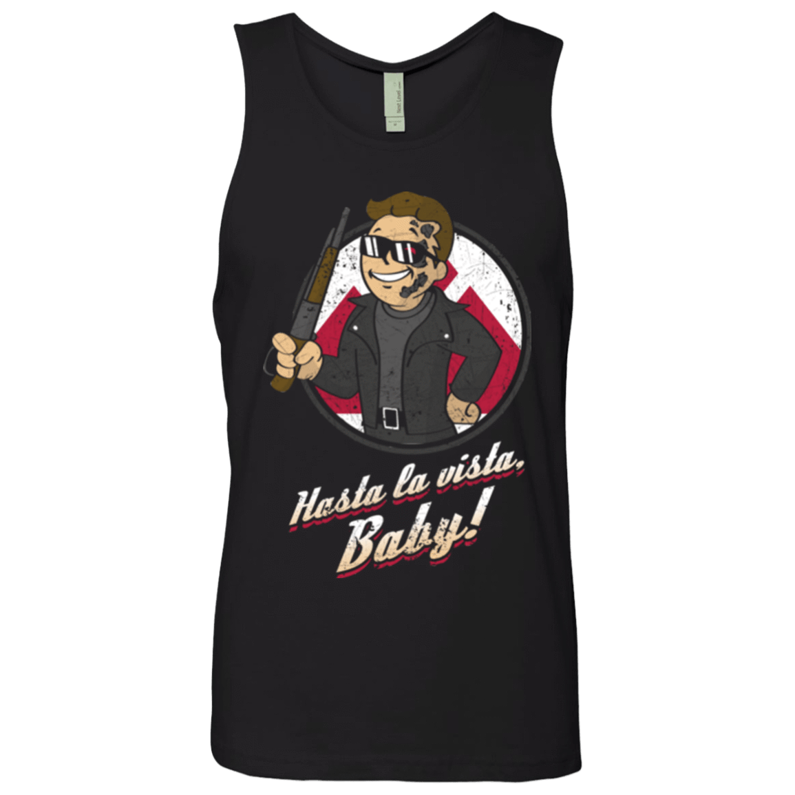 T-Shirts Black / Small Hasta la Vista Baby Men's Premium Tank Top