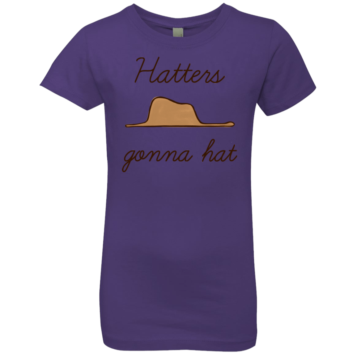T-Shirts Purple Rush / YXS Hatters Gonna Hat Girls Premium T-Shirt