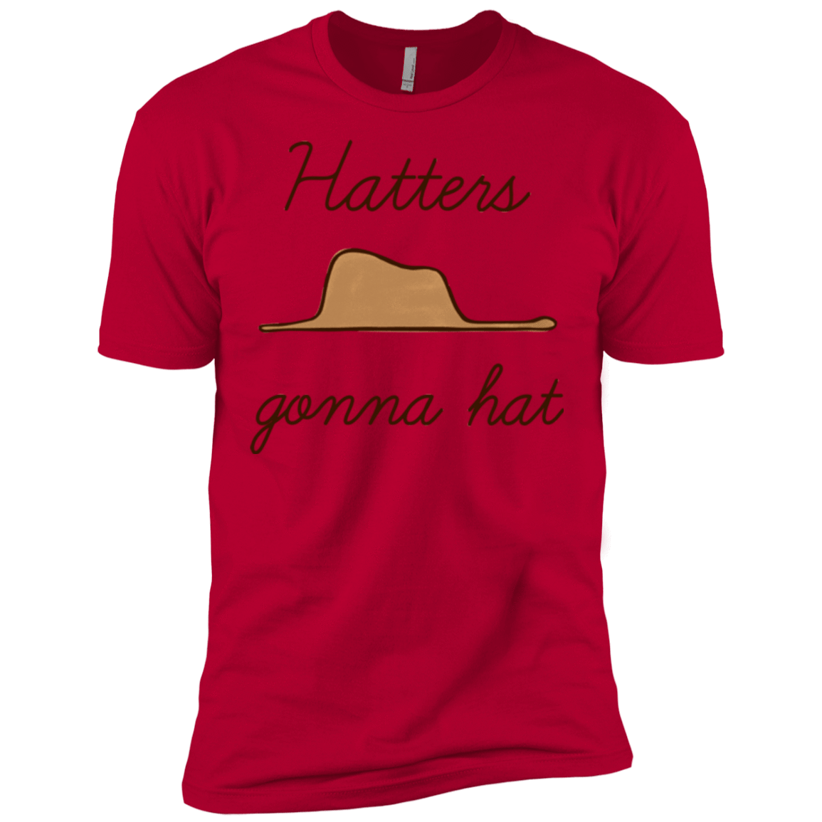 T-Shirts Red / X-Small Hatters Gonna Hat Men's Premium T-Shirt