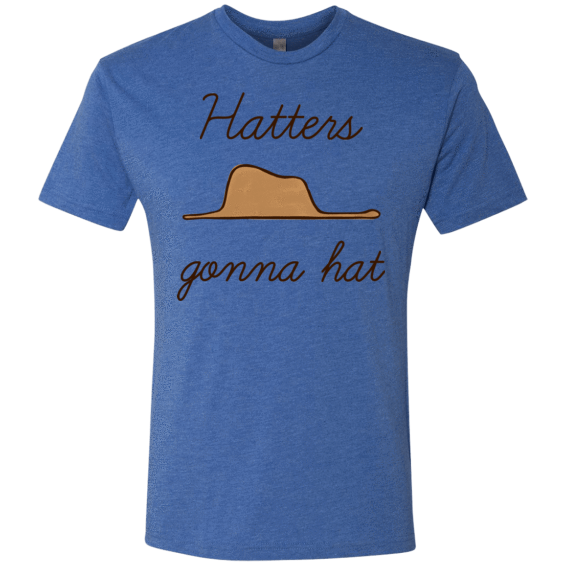 T-Shirts Vintage Royal / Small Hatters Gonna Hat Men's Triblend T-Shirt