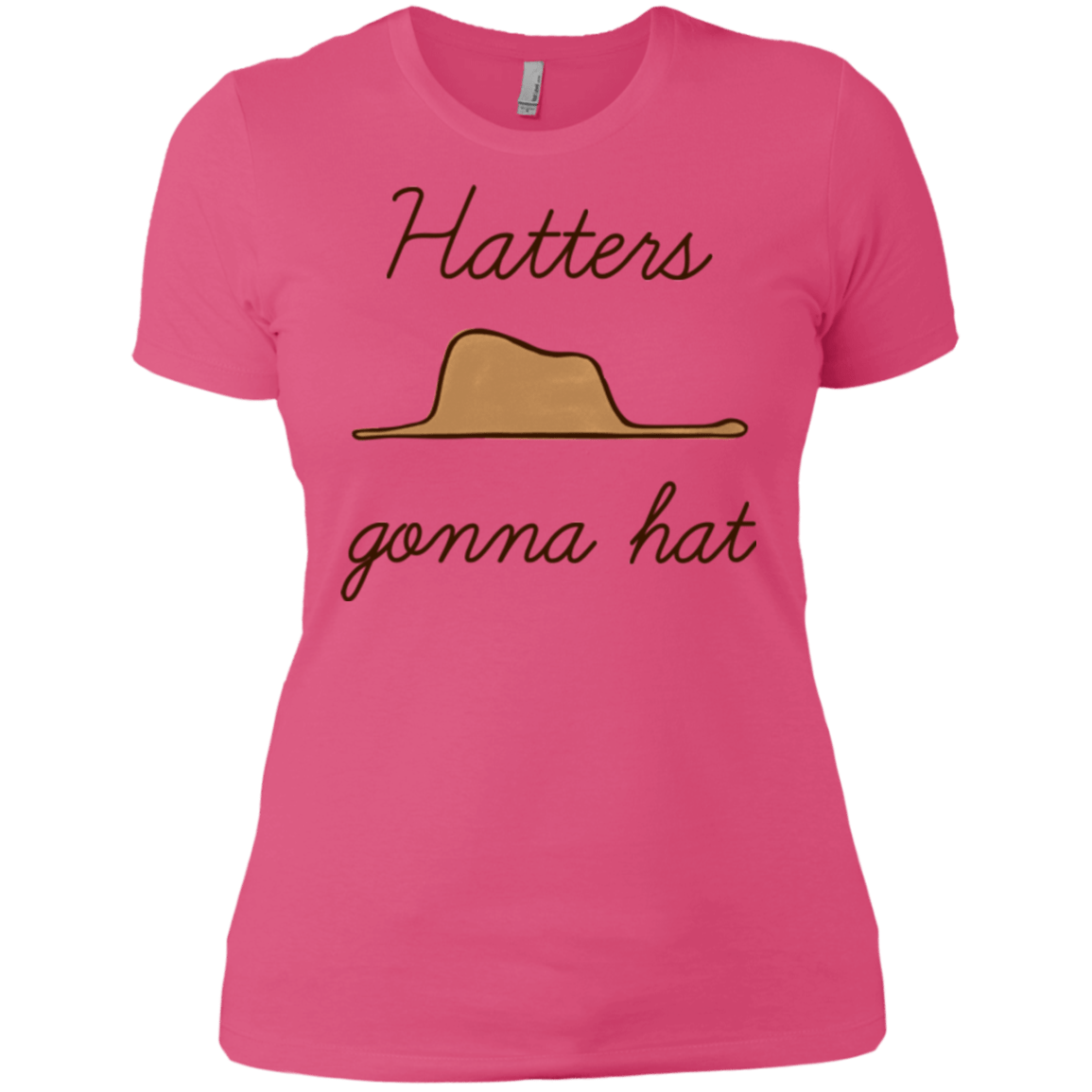 T-Shirts Hot Pink / X-Small Hatters Gonna Hat Women's Premium T-Shirt