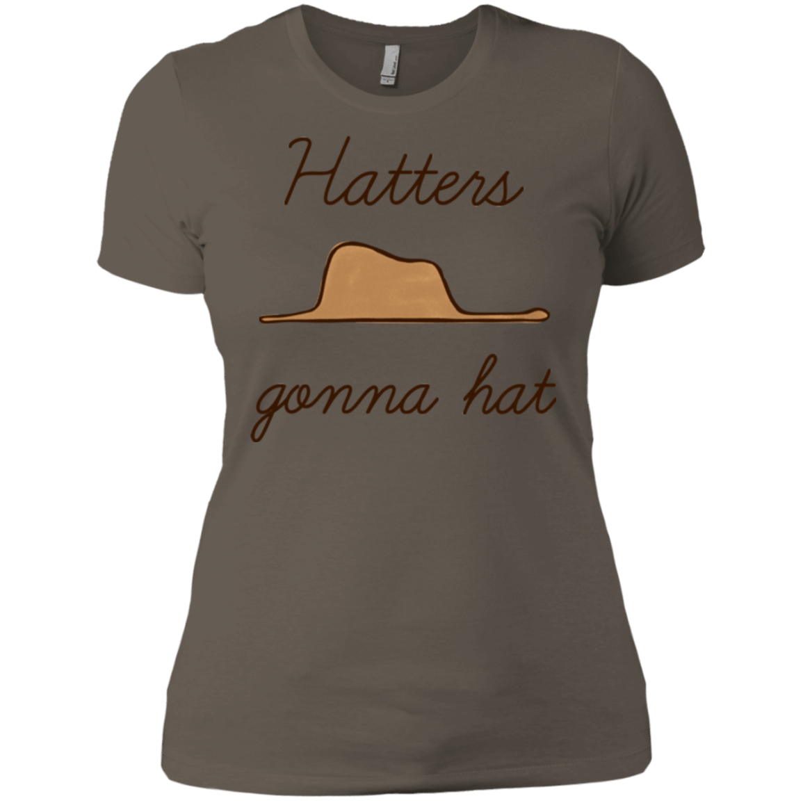 T-Shirts Warm Grey / X-Small Hatters Gonna Hat Women's Premium T-Shirt