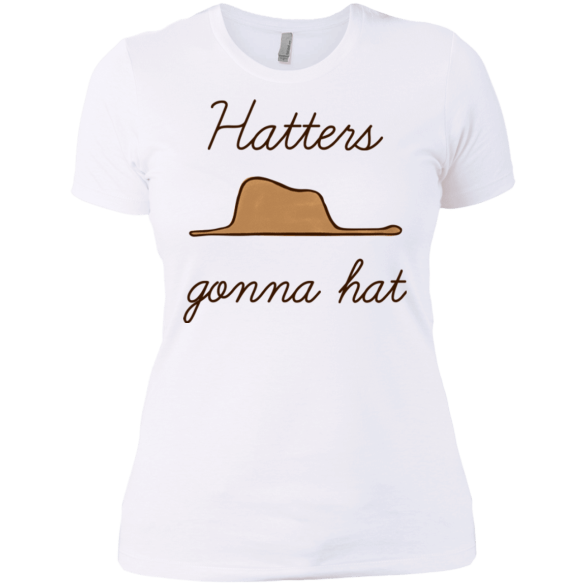 T-Shirts White / X-Small Hatters Gonna Hat Women's Premium T-Shirt