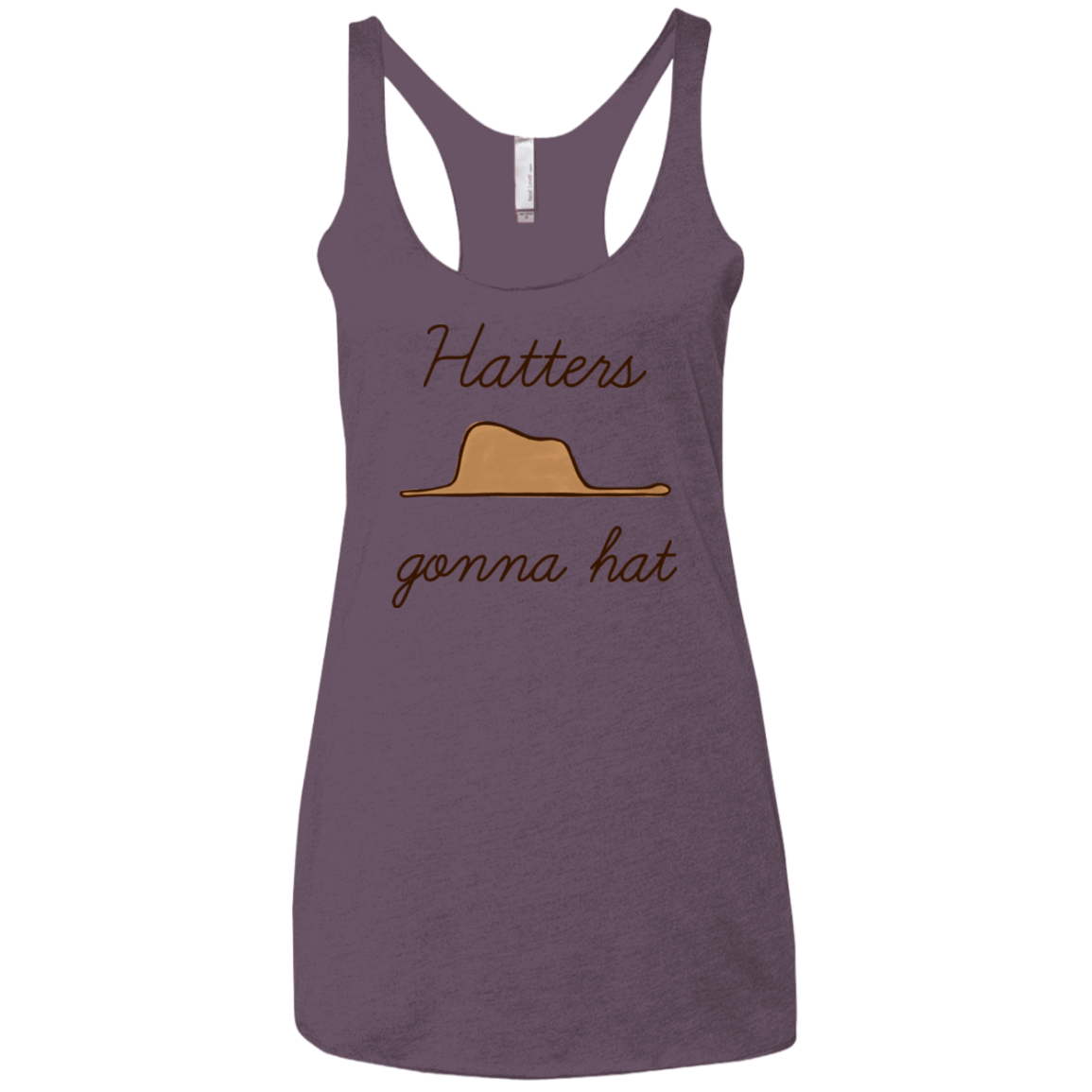 T-Shirts Vintage Purple / X-Small Hatters Gonna Hat Women's Triblend Racerback Tank