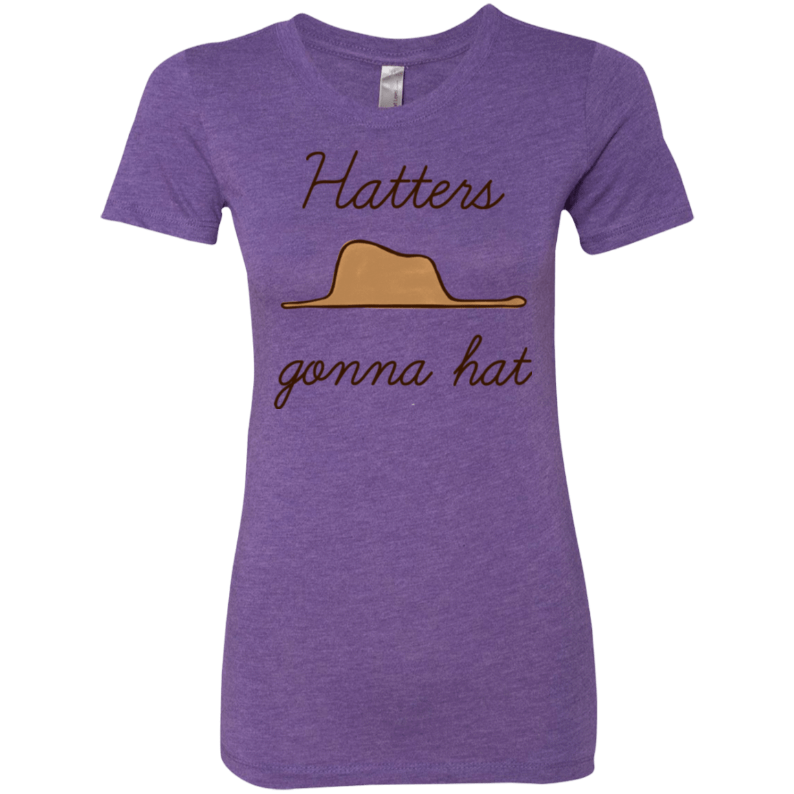 T-Shirts Purple Rush / Small Hatters Gonna Hat Women's Triblend T-Shirt