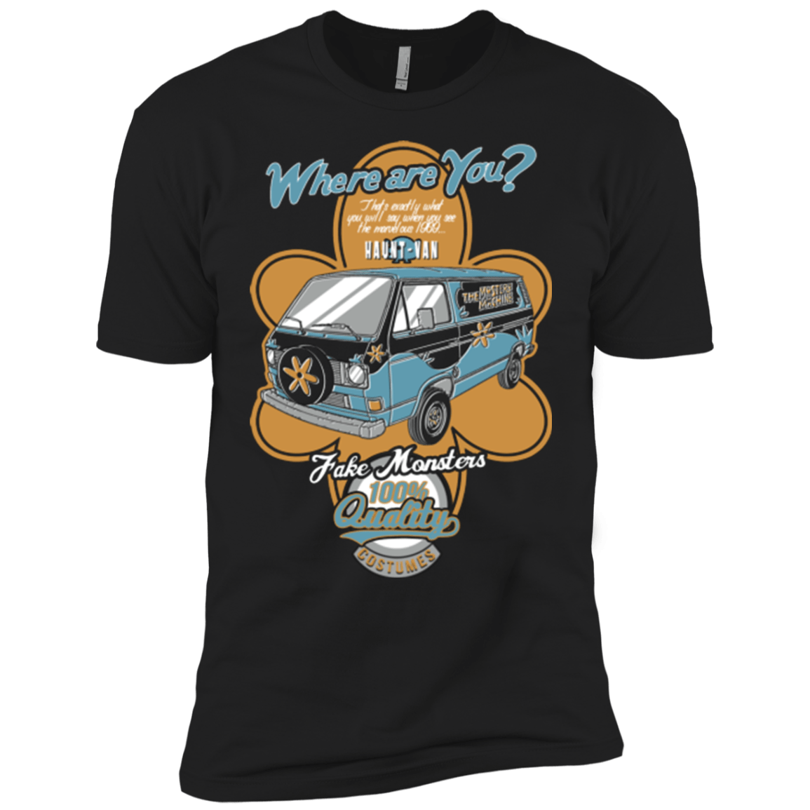 T-Shirts Black / YXS Haunt Van Boys Premium T-Shirt