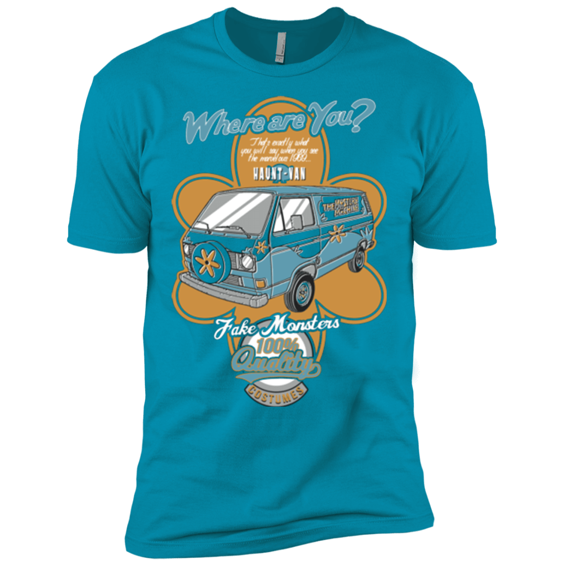 T-Shirts Turquoise / X-Small Haunt Van Men's Premium T-Shirt