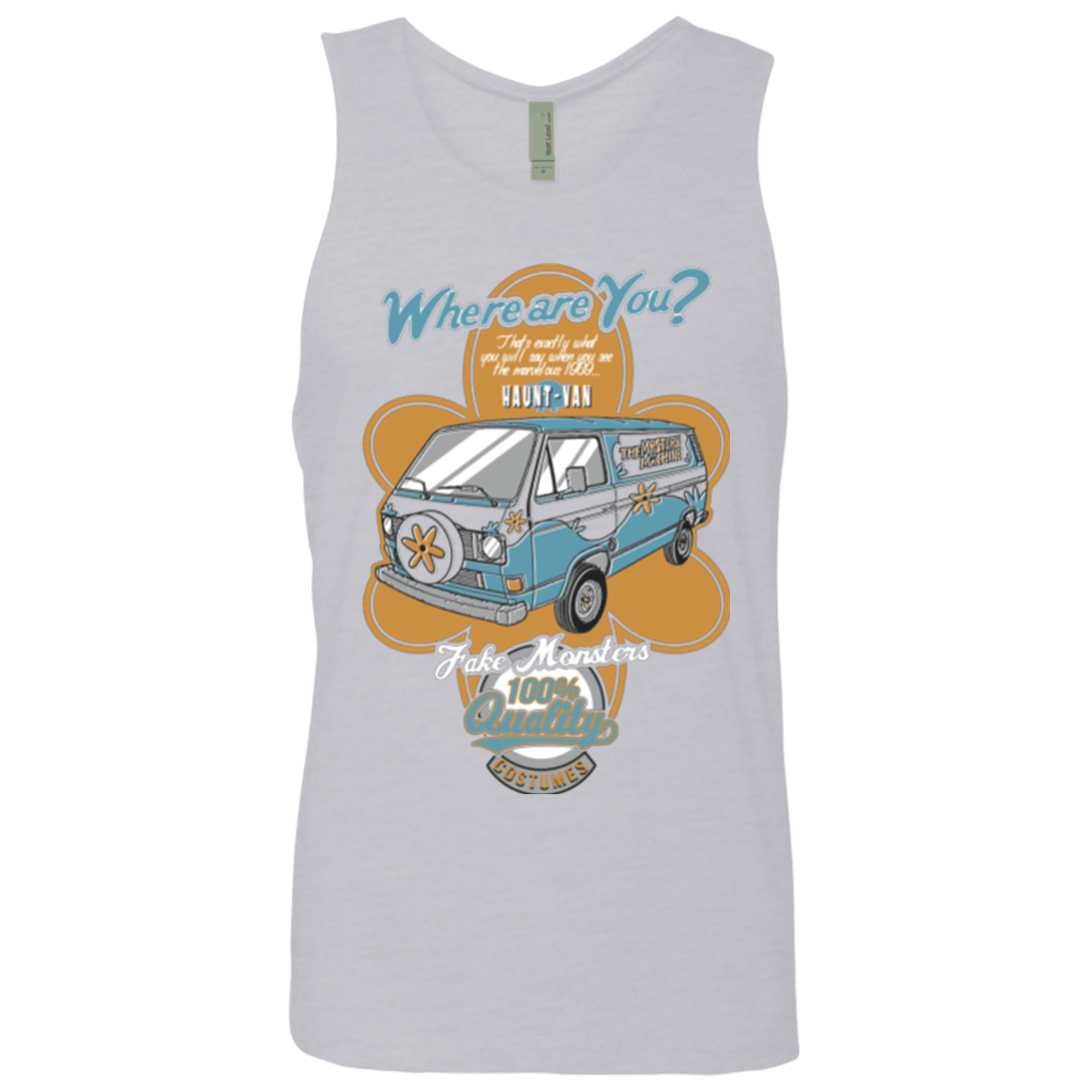 T-Shirts Heather Grey / Small Haunt Van Men's Premium Tank Top