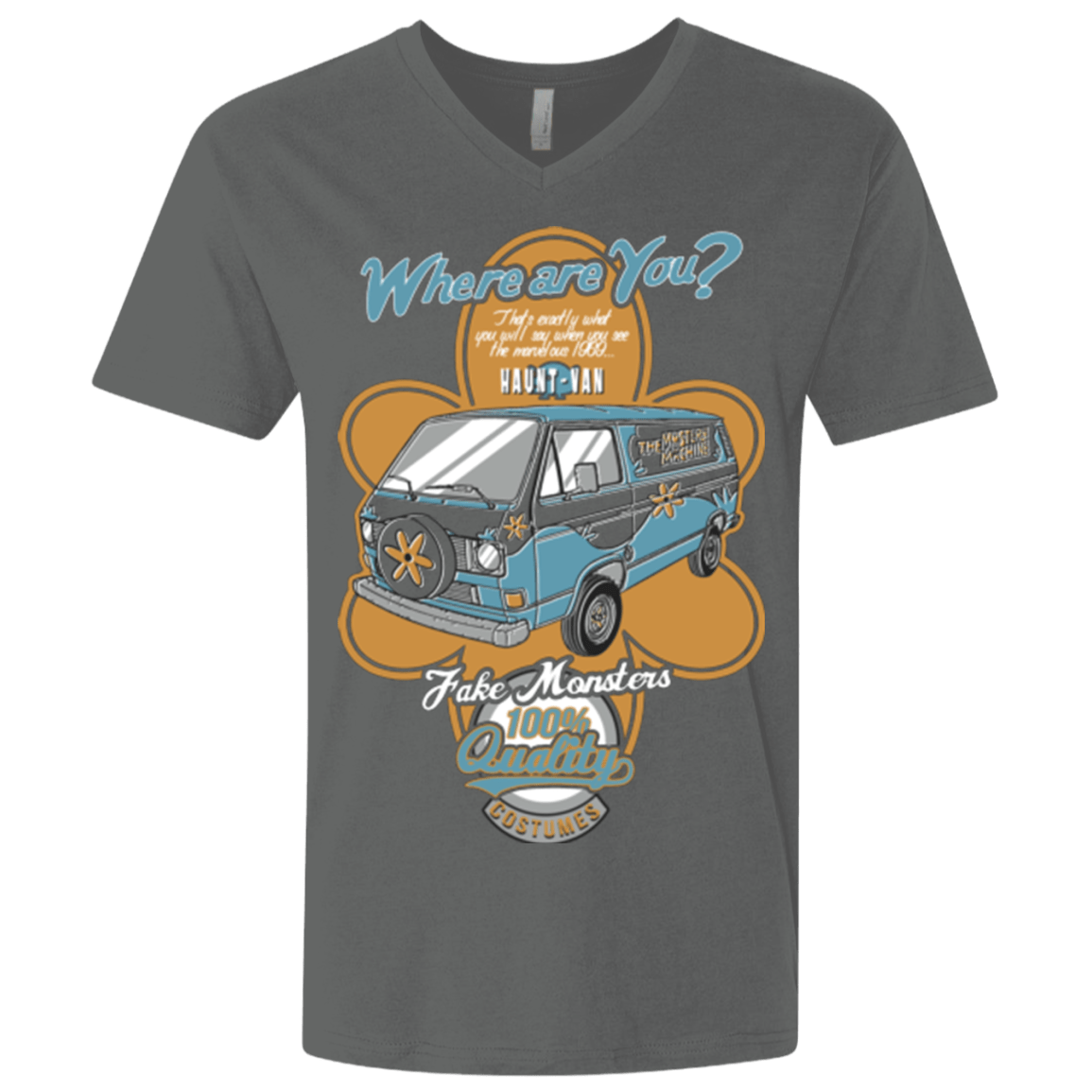 T-Shirts Heavy Metal / X-Small Haunt Van Men's Premium V-Neck