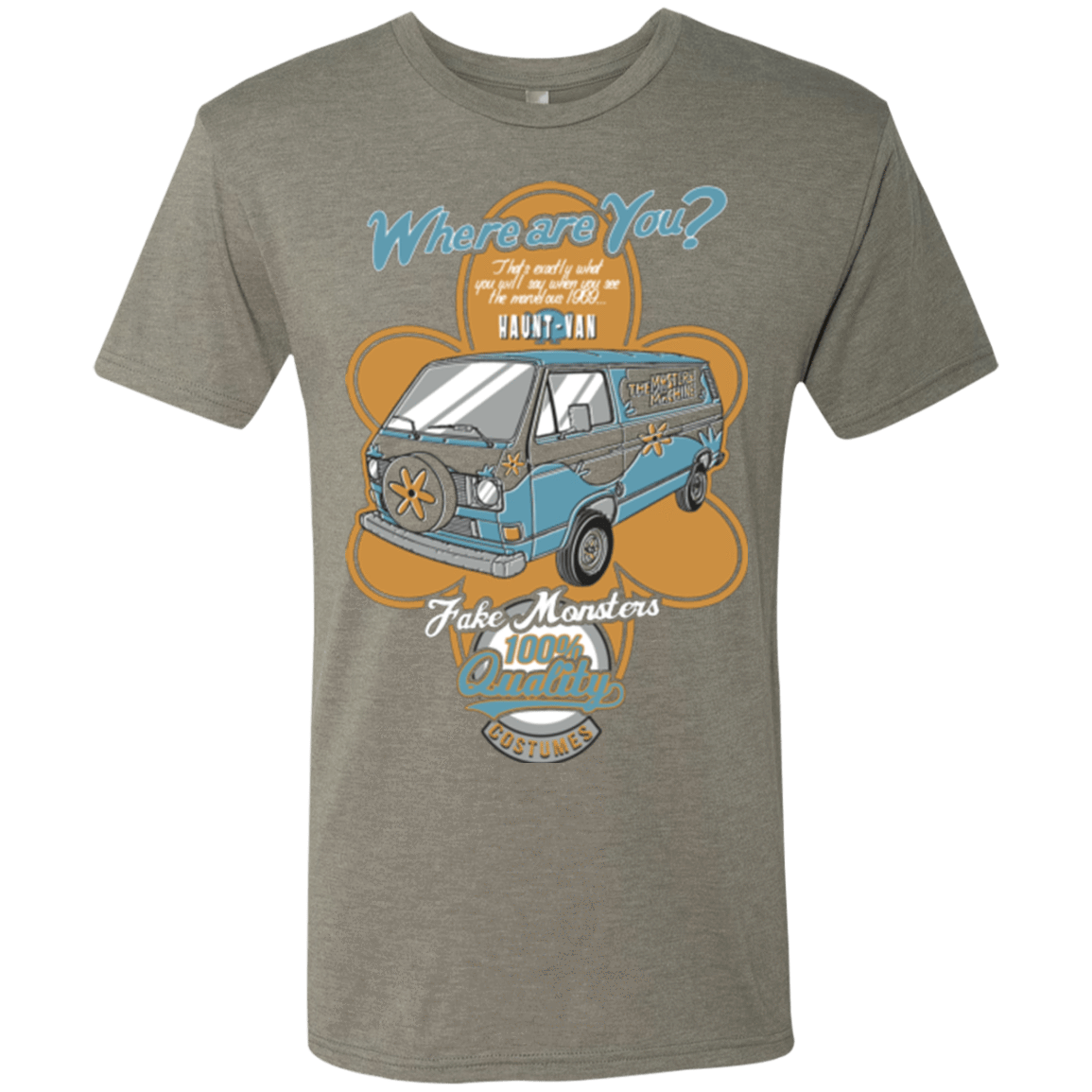 T-Shirts Venetian Grey / Small Haunt Van Men's Triblend T-Shirt