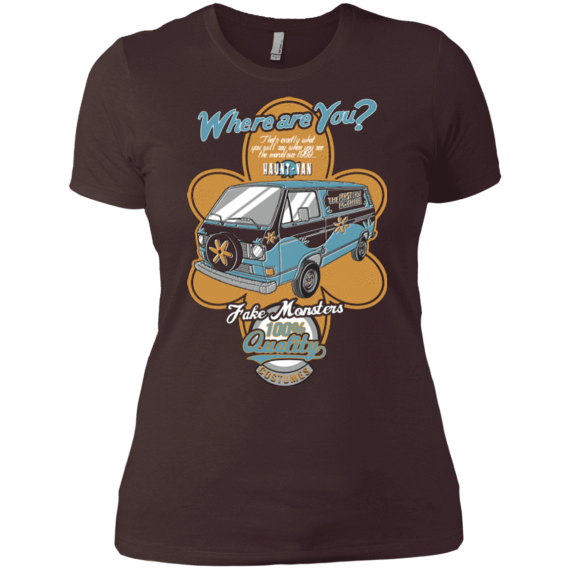 T-Shirts Dark Chocolate / X-Small Haunt Van Women's Premium T-Shirt