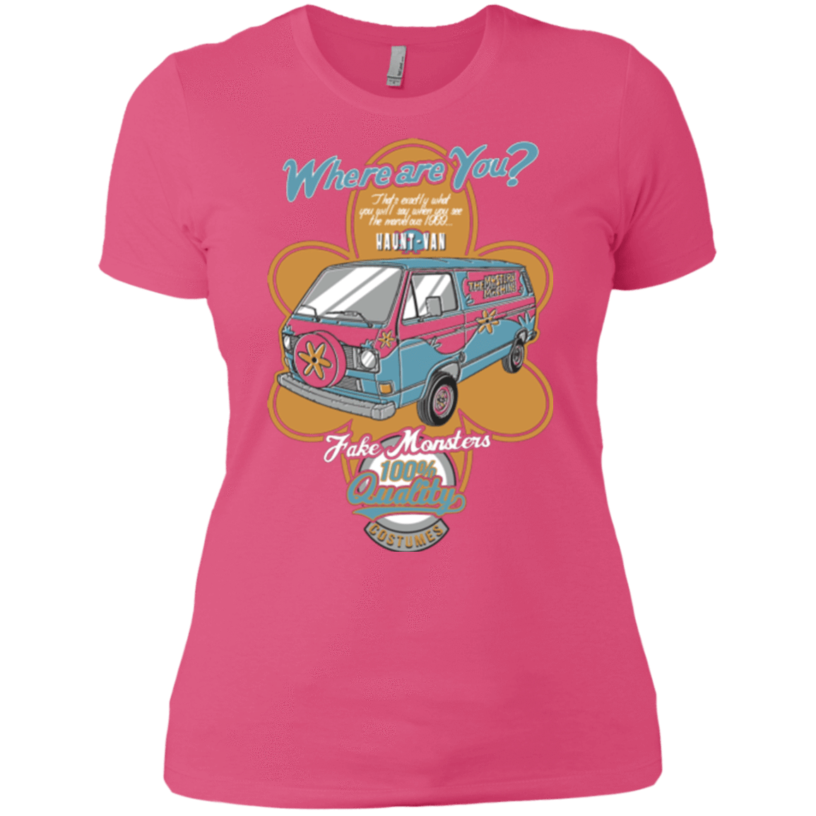 T-Shirts Hot Pink / X-Small Haunt Van Women's Premium T-Shirt
