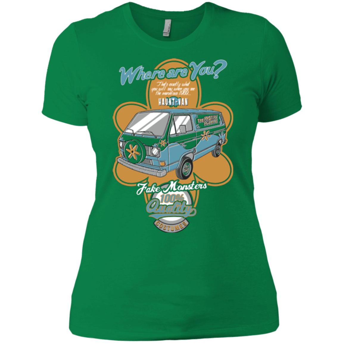 T-Shirts Kelly Green / X-Small Haunt Van Women's Premium T-Shirt
