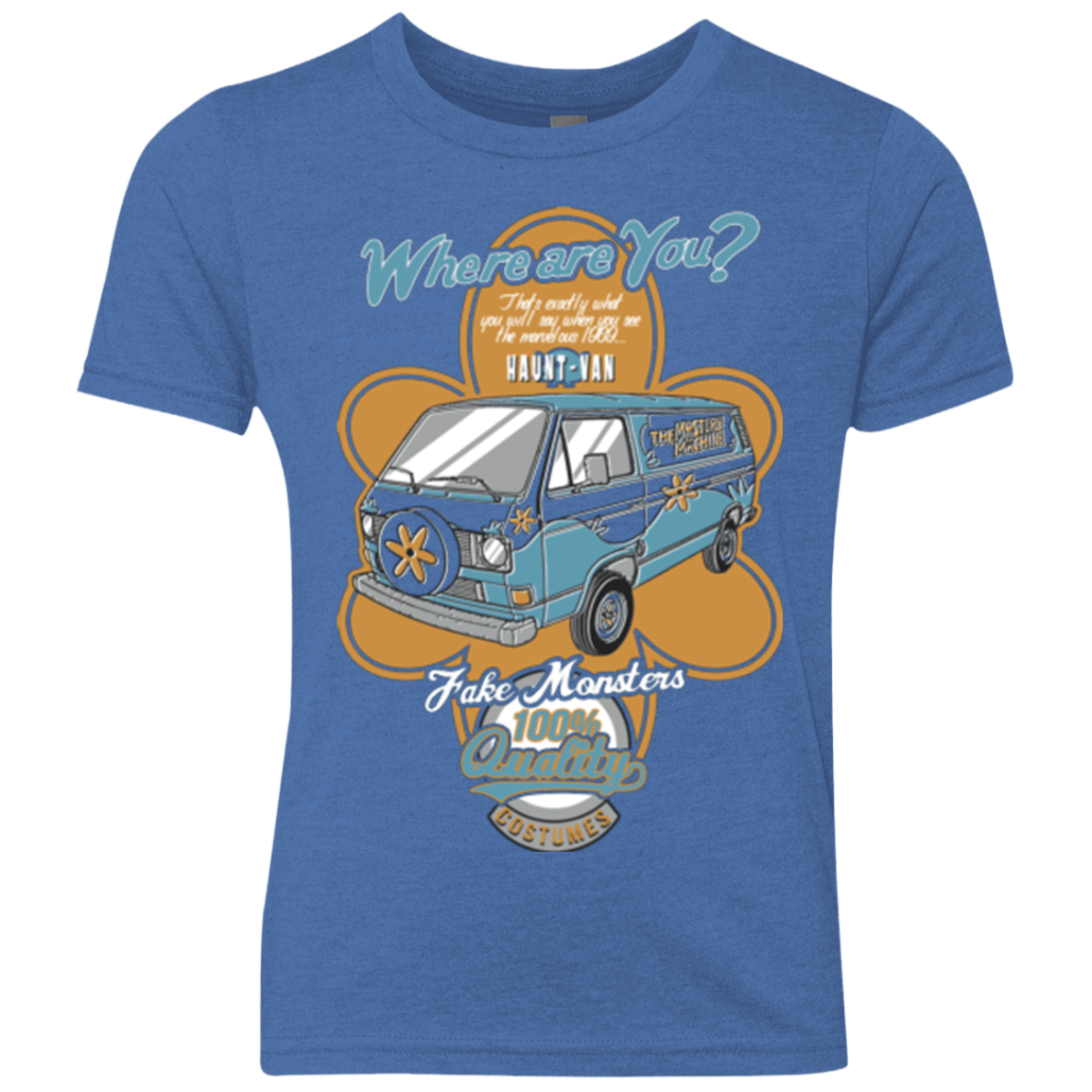 T-Shirts Vintage Royal / YXS Haunt Van Youth Triblend T-Shirt