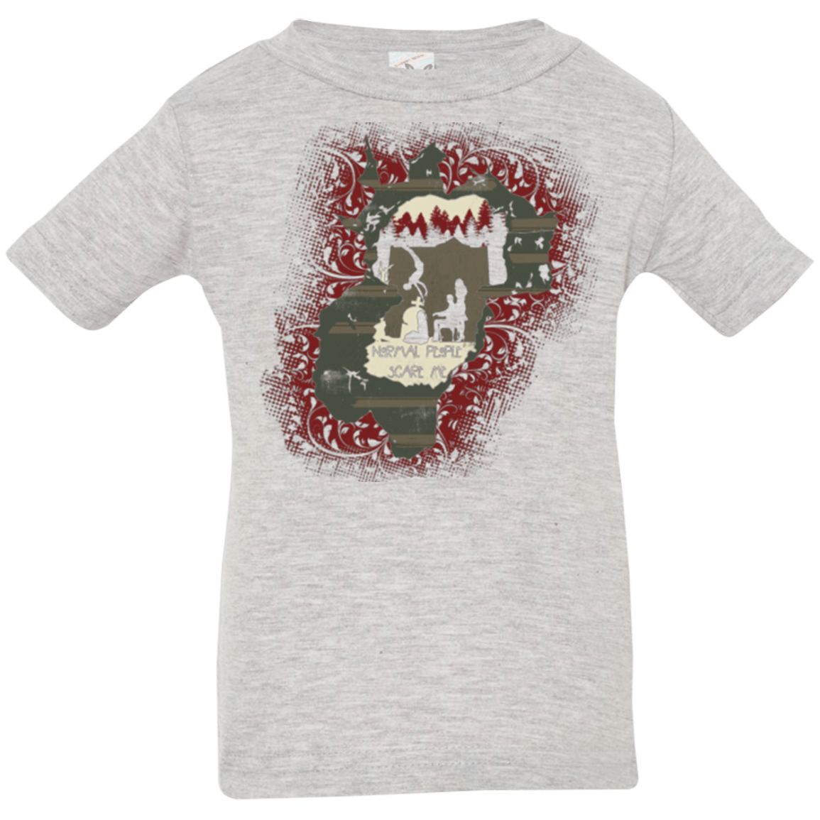 T-Shirts Heather / 6 Months Haunted House Infant PremiumT-Shirt