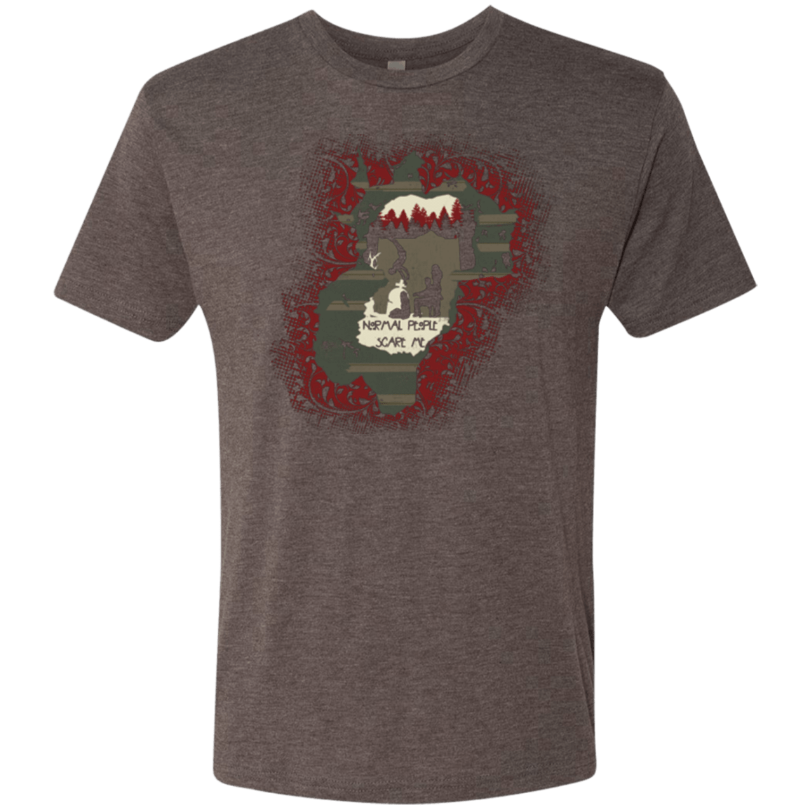 T-Shirts Macchiato / Small Haunted House Men's Triblend T-Shirt